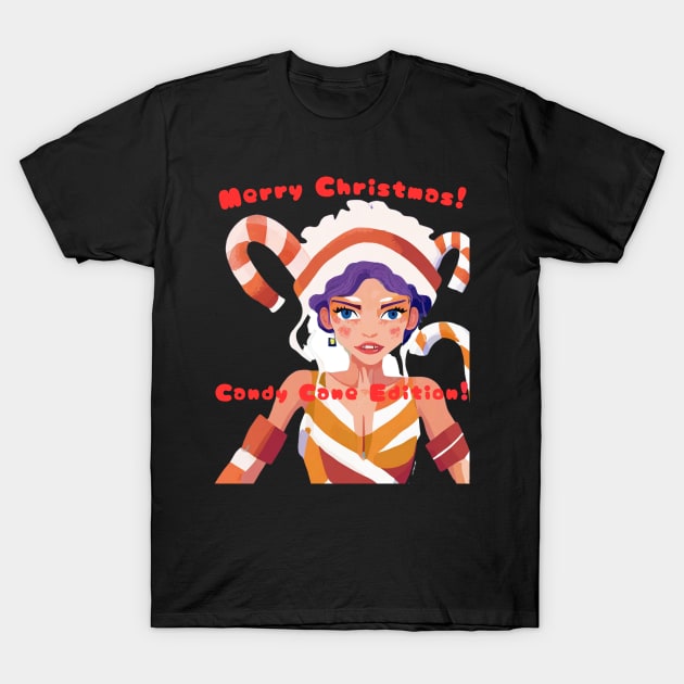 Sweeten Up Your Christmas with the Candy Cone Edition! T-Shirt by Tee Trendz